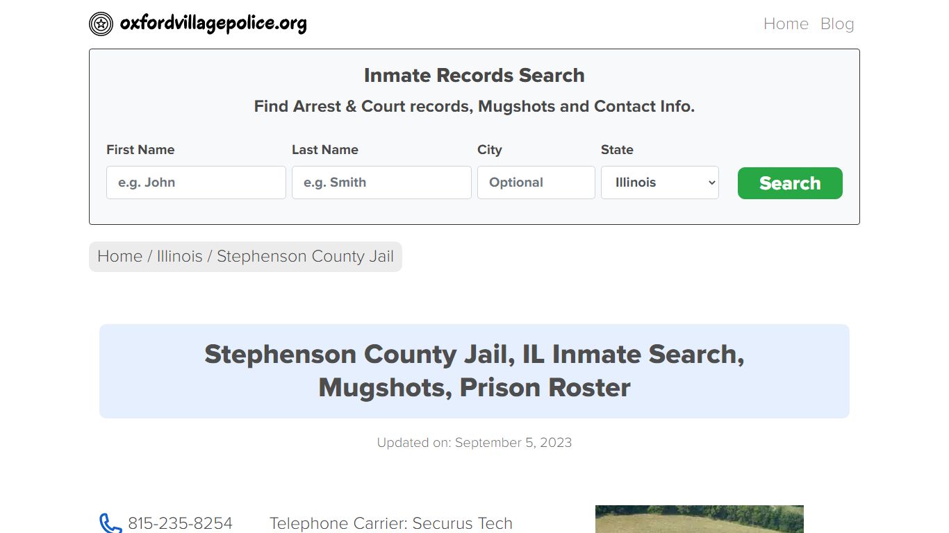 Stephenson County Jail, IL Inmate Search, Mugshots, Prison Roster